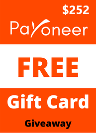 free payoneer $252 gift card giveaway