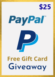 free paypal $25 gift card giveaway