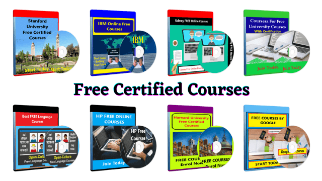 Best Free Courses From Best Establishments With Certificates
